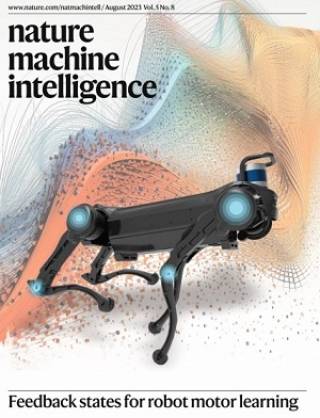 Nature Machine Intelligence front cover robots