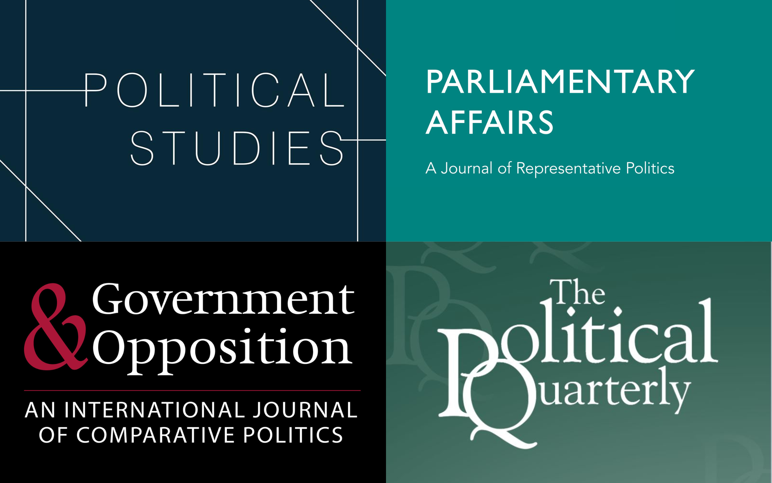 A selection of front covers of journal articles