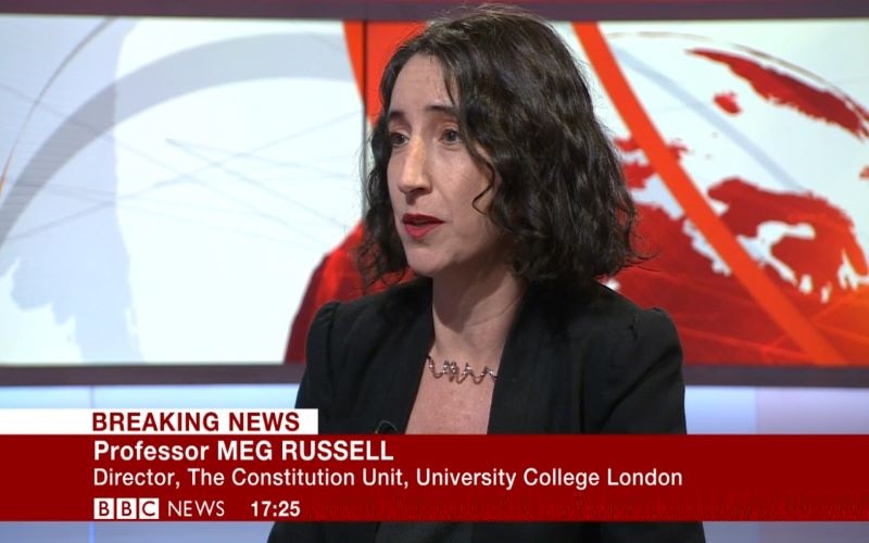 Meg Russell on BBC News