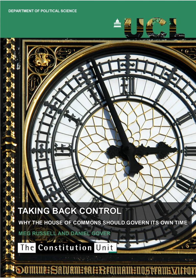 Taking back control front cover