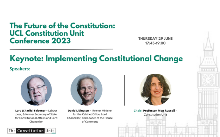 Constitution Unit Implementing constitutional change