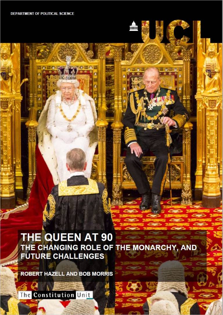 Image of Constitution Unit report 170 - The Queen at 90