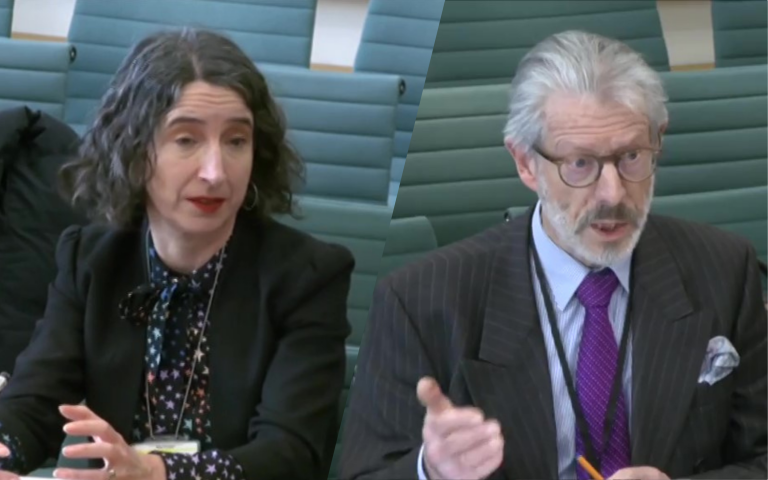 Meg Russell and Robert Hazell give oral evidence to the Standards Committee