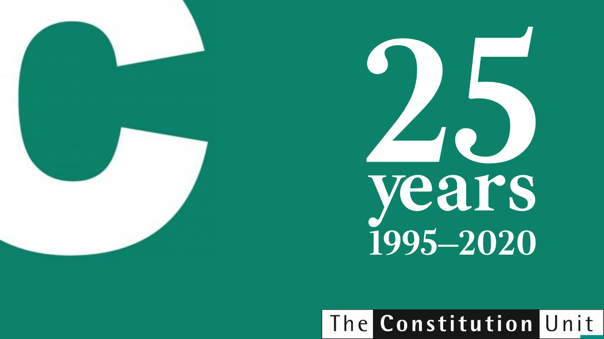 25 years of the Constitution Unit