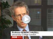 Robert Hazell on BBC News
