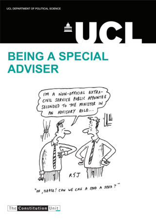 Being a Special Adviser