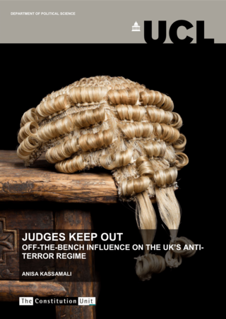 Judges Keep Out: Off-the-bench Influence on the UK’s Anti-terror Regime