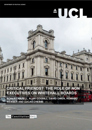 Critical Friends? The Role of Non Executives on Whitehall Boards
