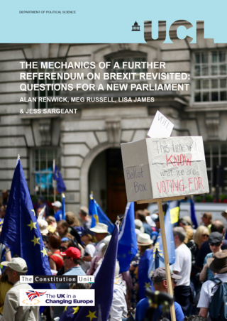 The Mechanics of a Further Referendum on Brexit Revisited: Questions for the New Parliament