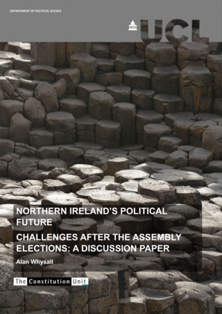 Northern Ireland's Political Future: Challenges After the Assembly Elections: A Discussion Paper