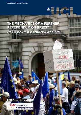 The Mechanics of a Further Referendum on Brexit - report cover