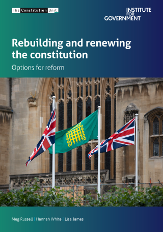 Rebuilding and renewing the constitution: options for reform