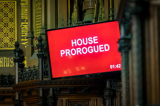 Proroguing of parliament