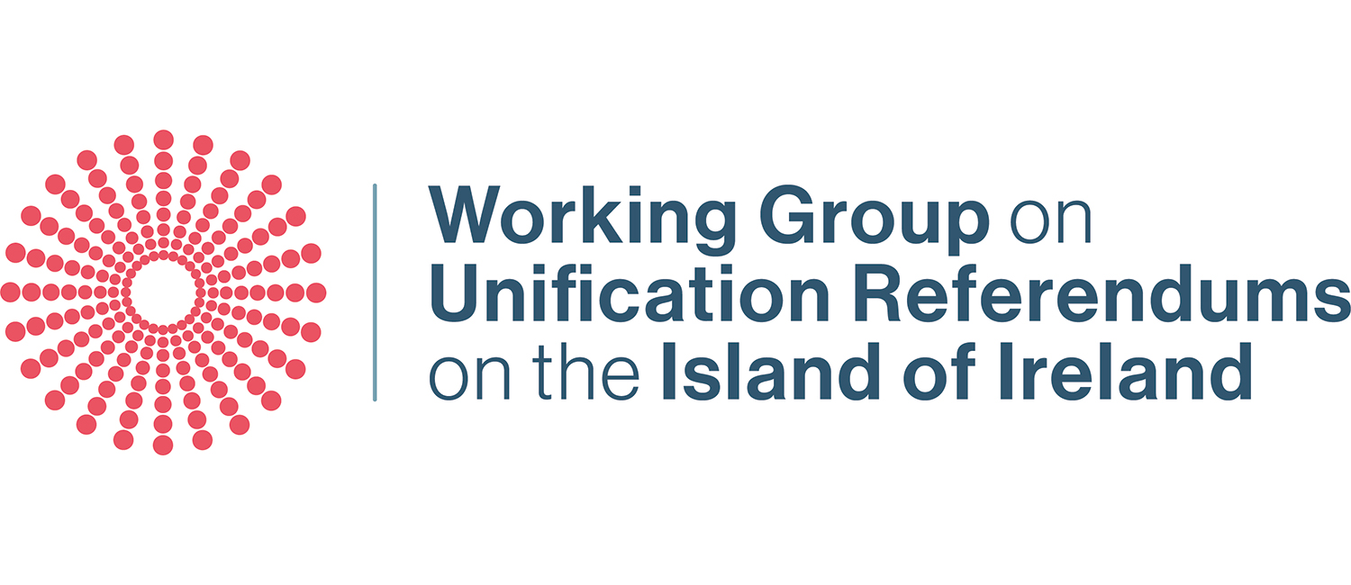 Logo for the Working Group on Unification Referendums on the Island of Ireland