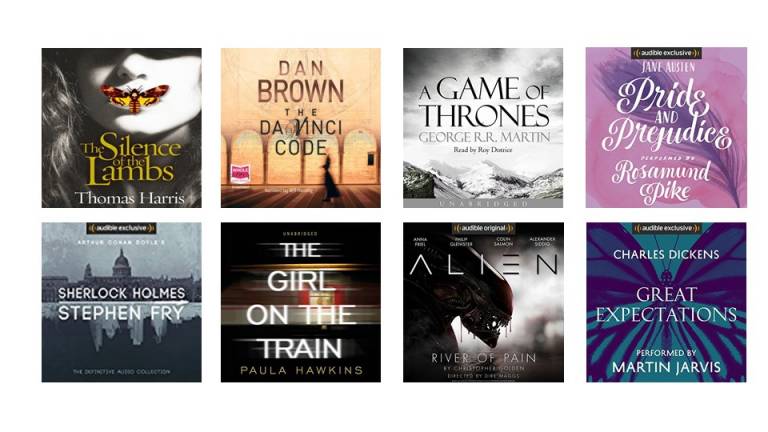 Audible book covers images