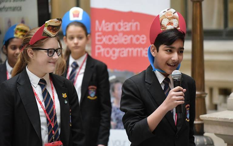 Students participating in the Mandarin Excellence Programme