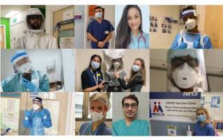 Collage of UCL medical students