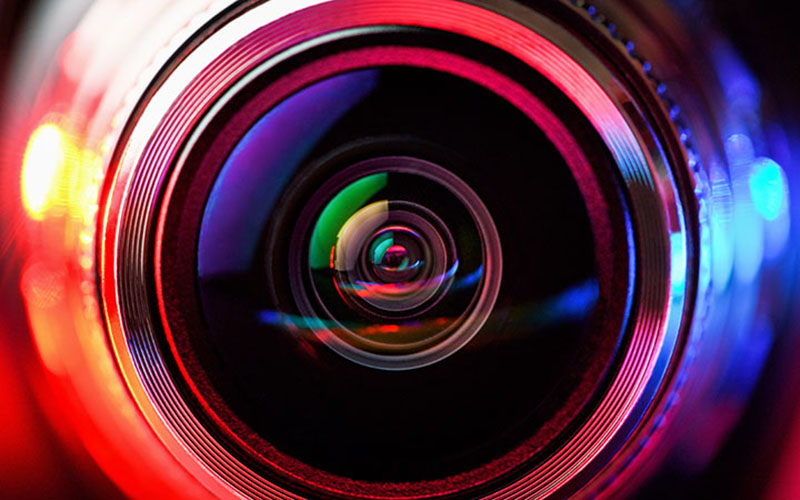Media Loan - stylised camera lens