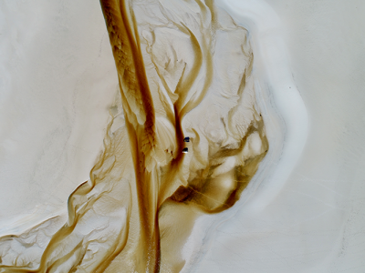 View of a swirling river