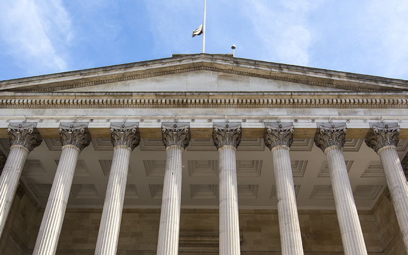 Teaching Exhibition and Location Photography Teaser - UCL Portico Roman Columns