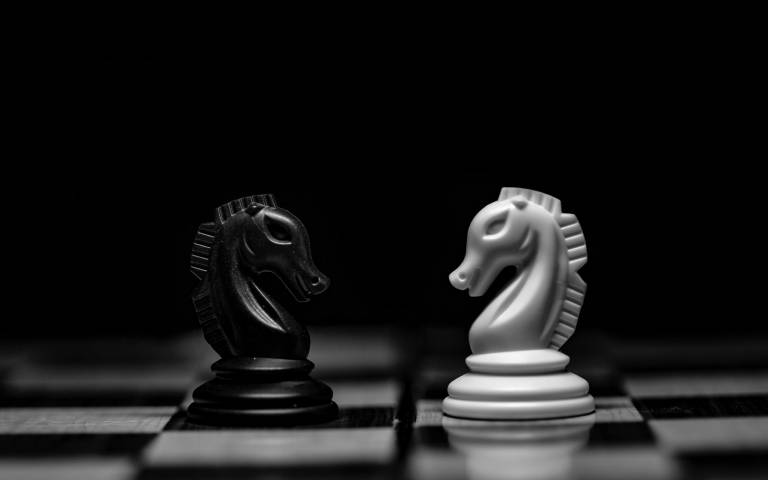 black and white chess rooks