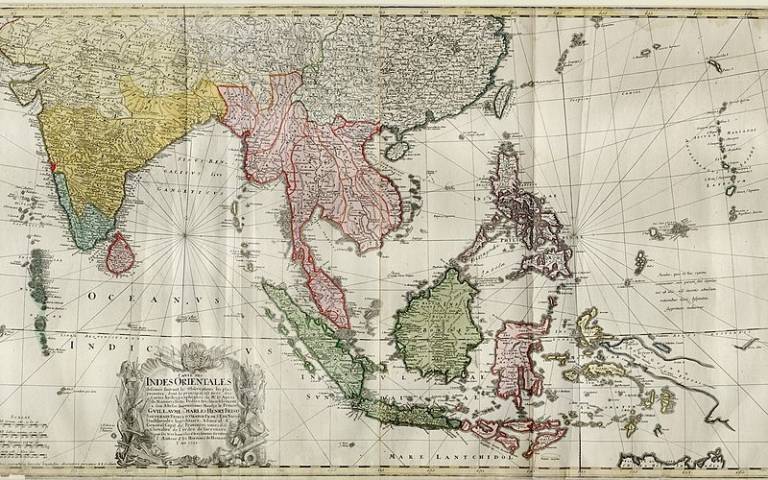 detailed map of asia