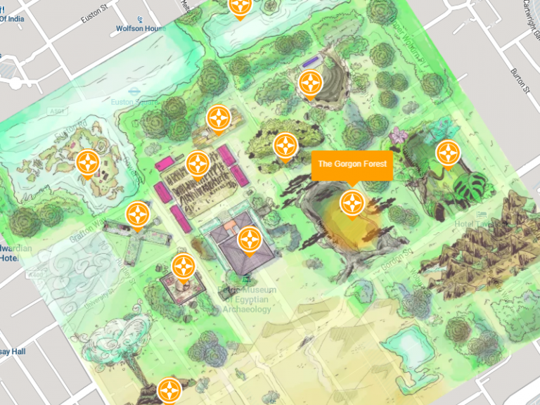 Gorgon Forest campus map