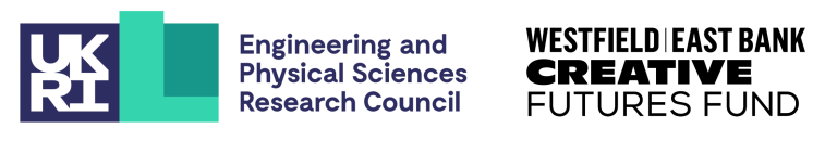  Engineering and Physical Science Research Council and the Westfield East Bank Creative Futures Fund logos