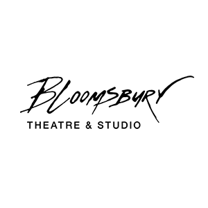 Black text reading Bloomsbury Theatre & Studio