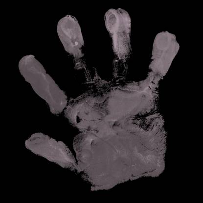 child's handprint