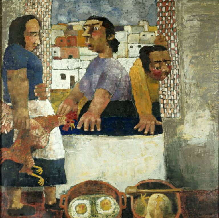 Paula Rego, Under Milk Wood, 1954, oil on canvas