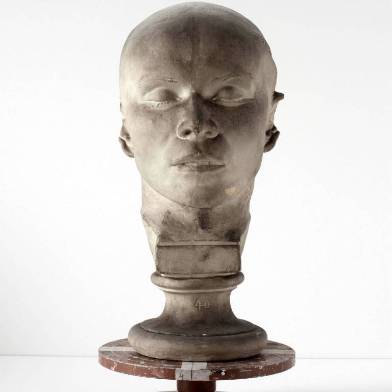 Death mask of a woman