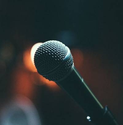 Microphone in club setting