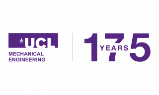 175 Years of Mechanical Engineering at UCL logo