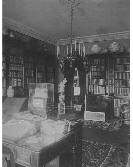 Amelia Edwards' study. Photo from the Petrie Museum archive.