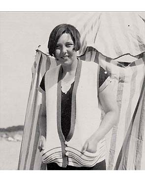 Margaret (Peggy) Drower aged 16 or 17, on a family holiday. Copyright the Drower estate.