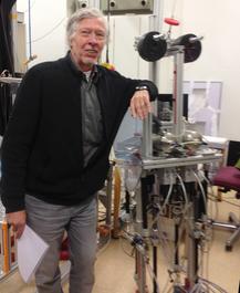 Prof T Mergner and his robot