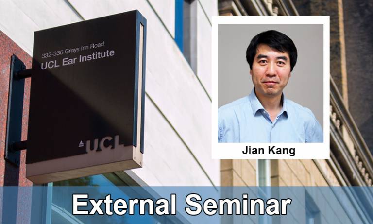 External Seminar - Jian Kang