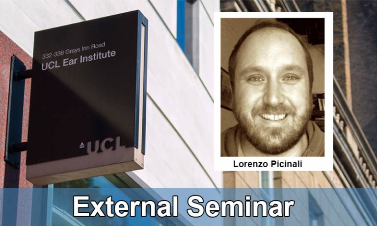External Seminar - Lorenzo Picinali