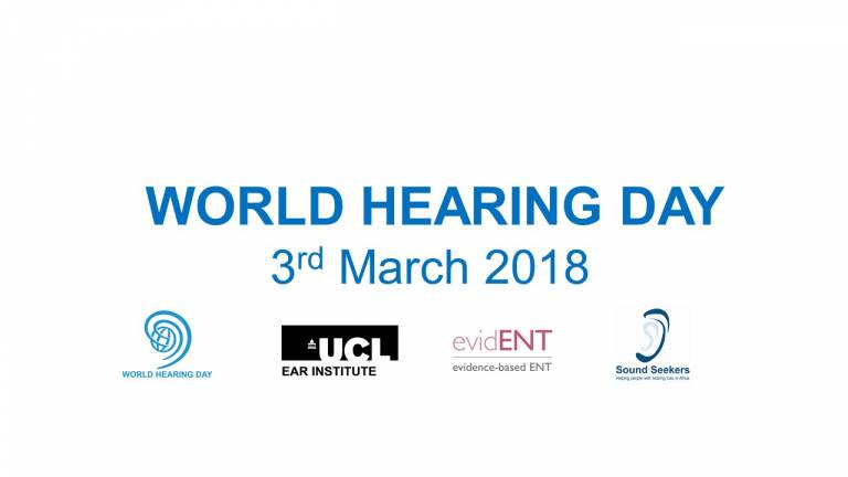 World hearing Day banner