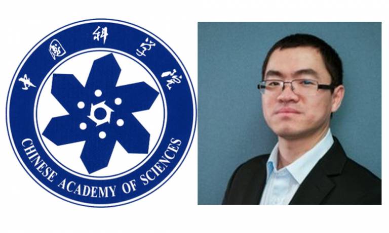 Chinese Academy of Sciences logo and Zhiyong Liu profile image