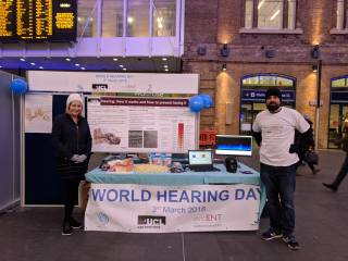 World Hearing Day stall