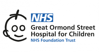 Great Ormond Street Logo showing a handdrawn image of a child