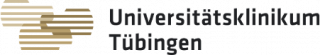 The official logo for the Eberhard Karls University Tubingen showing horizontal lines in shades of brown