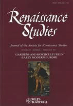 Renaissance Studies book cover