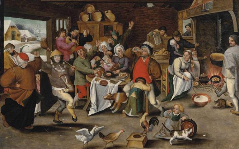 The Kings Drinks by Pieter Brueghel the Younger