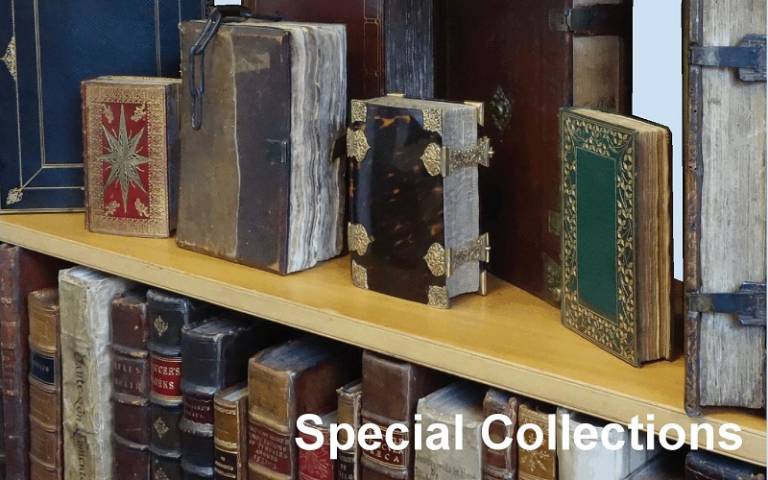 old books, UCL Special Collections