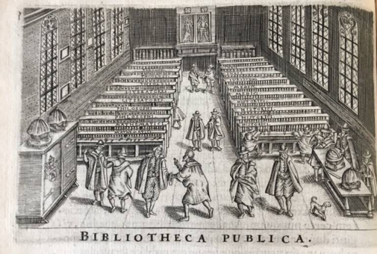 Univ of Leiden Library, found in Johannes van Meurs, _Athenae Batavae_ (Leiden: Elzevir, 1625)