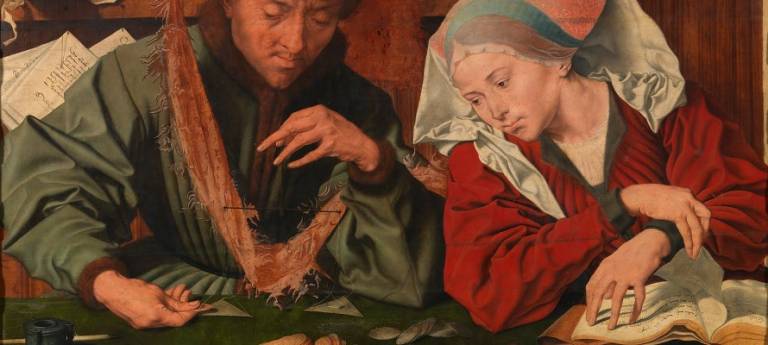 The Moneychanger and His Wife by Quentin Matsys.