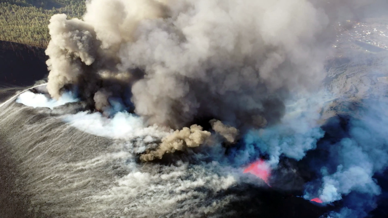 Multiple Vents Cumbre Vieja eruption